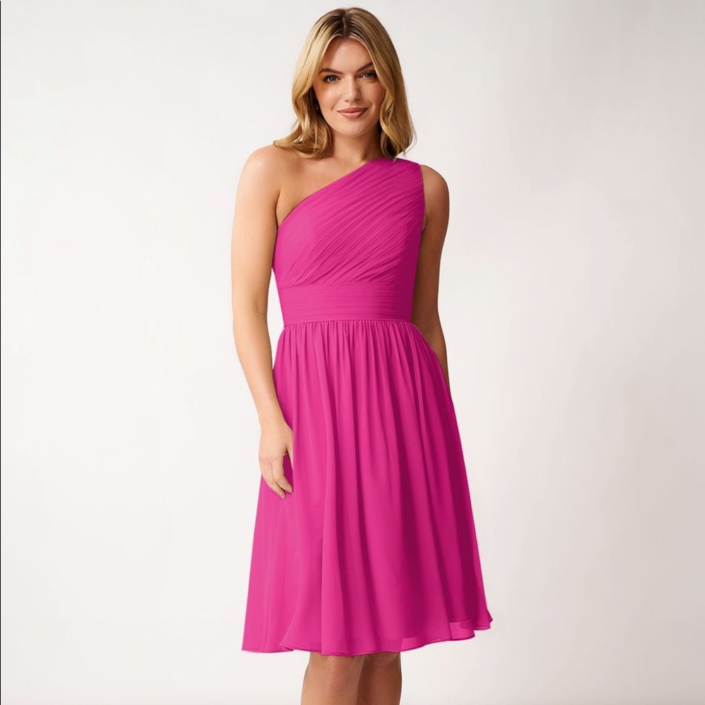 Azazie Katrina Fuschia Bridesmaid Dress